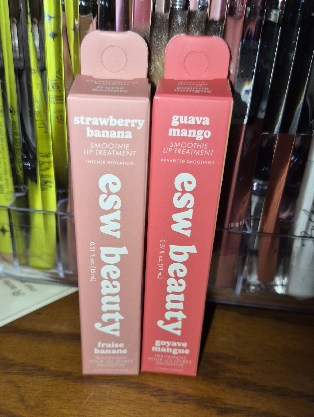 esw beauty Smoothie Lip Treatment - Strawberry Banana & Guava Mango